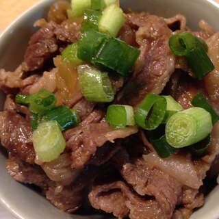 我が家の牛丼